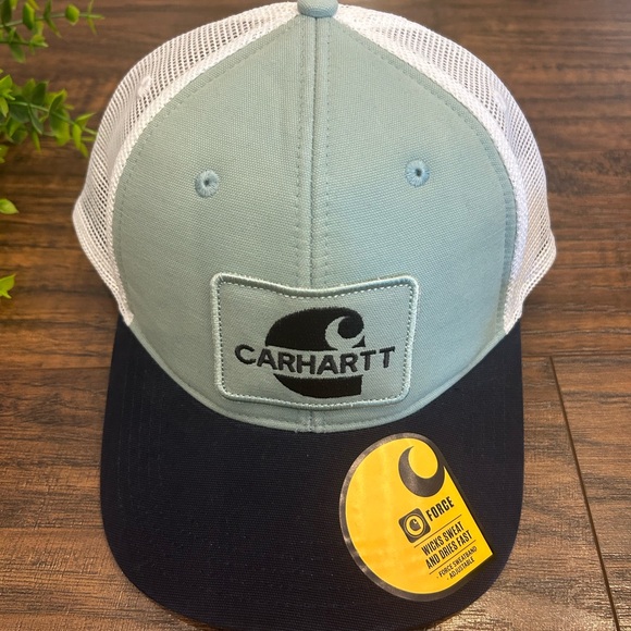 NWT CARHARTT Unisex Trucker Hat Baseball Cap Logo Patch Mens Womens - Picture 2 of 4